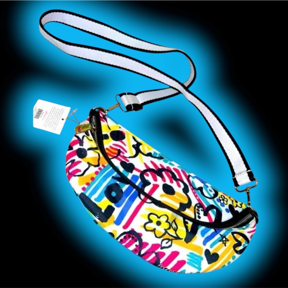 NWT Colorful Brighton Brand New Shoulder Bag Graffiti Style